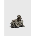 Dylan Lewis (South African, born 1964) S396 Resting Lion II Maquette 39.5 x 51.5 x 38cm (15 9/16 ...