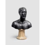 Mohau Modisakeng (South African, born 1986) Untitled (Lefa bust), 2017 76.5 x 48 x 25cm (30 1/8 ...