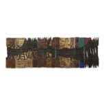 El Anatsui (Ghanaian, born 1944) 'Sacred Secrets Unfolding' ((19 planks))