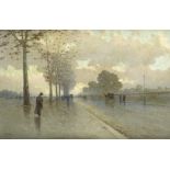 Michele Catti (Italian, 1855-1914) Viale cittadino