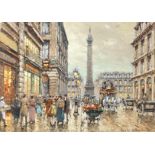 Antoine Blanchard (French, 1910-1988) Place Vendôme, Paris