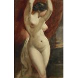 Attributed to William Etty, RA (British, 1789-1849) Standing female nude