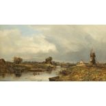 William Joseph Julius Caesar Bond (British, 1833-1926) An extensive landscape view of the River G...