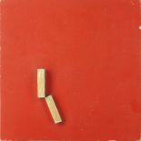 Robert Adams (British, 1917-1984) Two Little Gold Blocks 25.5 x 25.5 x 3cm (10 1/16 x 10 1/16 x 1...