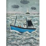 Joan Gillchrest (British, 1918-2008) Fishing Off Land's End