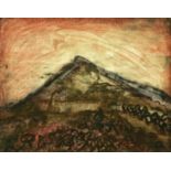 Cecil Collins (British, 1908-1989) Figure and Landscape, Dawn