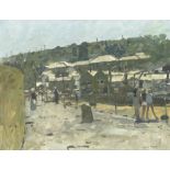 Ken Howard R.A. (British, born 1932) Mousehole (together with a further watercolour, Mousehole, b...