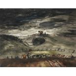 John Piper C.H. (British, 1903-1992) Landscape (Painted in 1946)