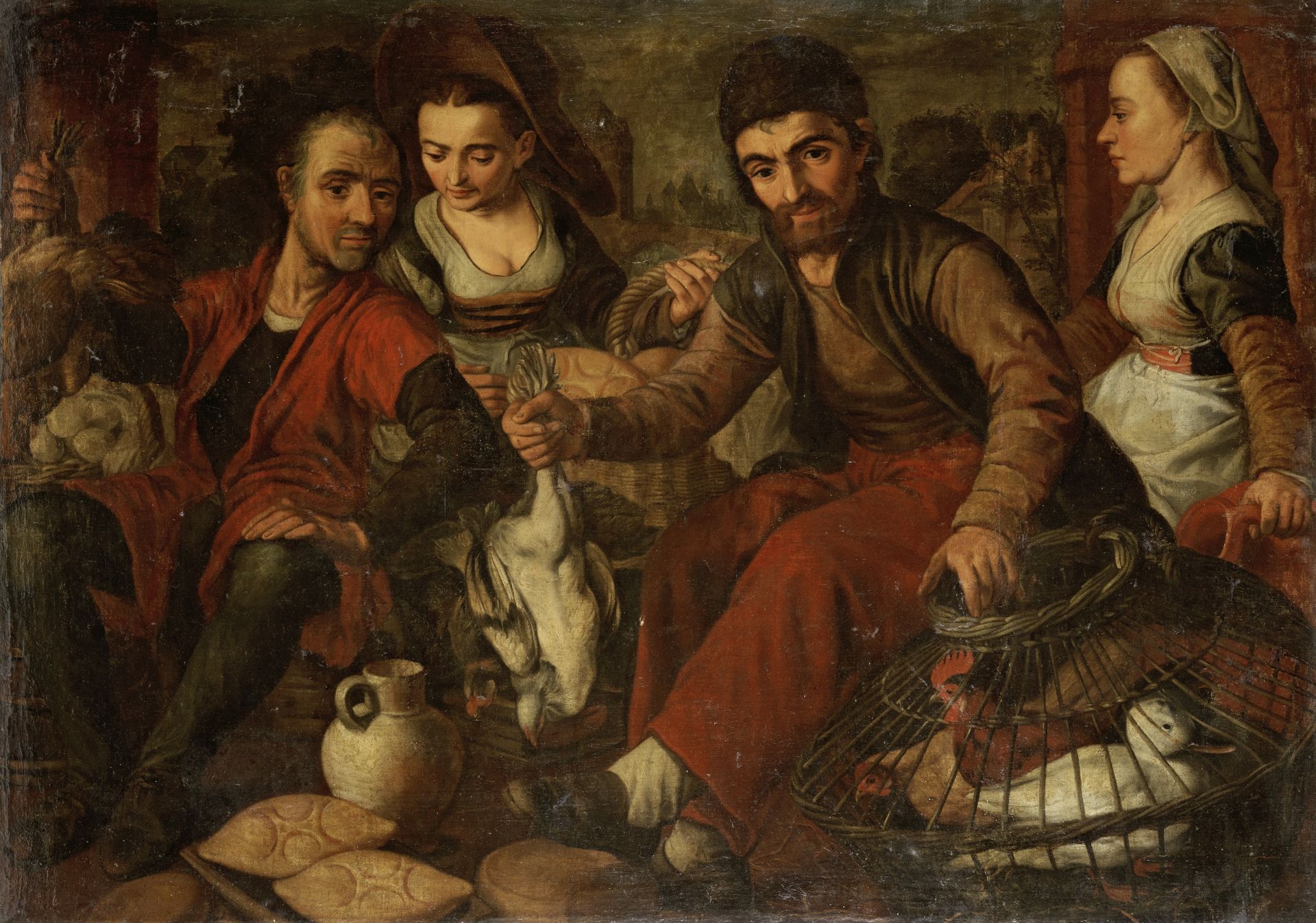 Workshop of Joachim Beuckelaer (Antwerp circa 1530-circa 1573) The poultry sellers