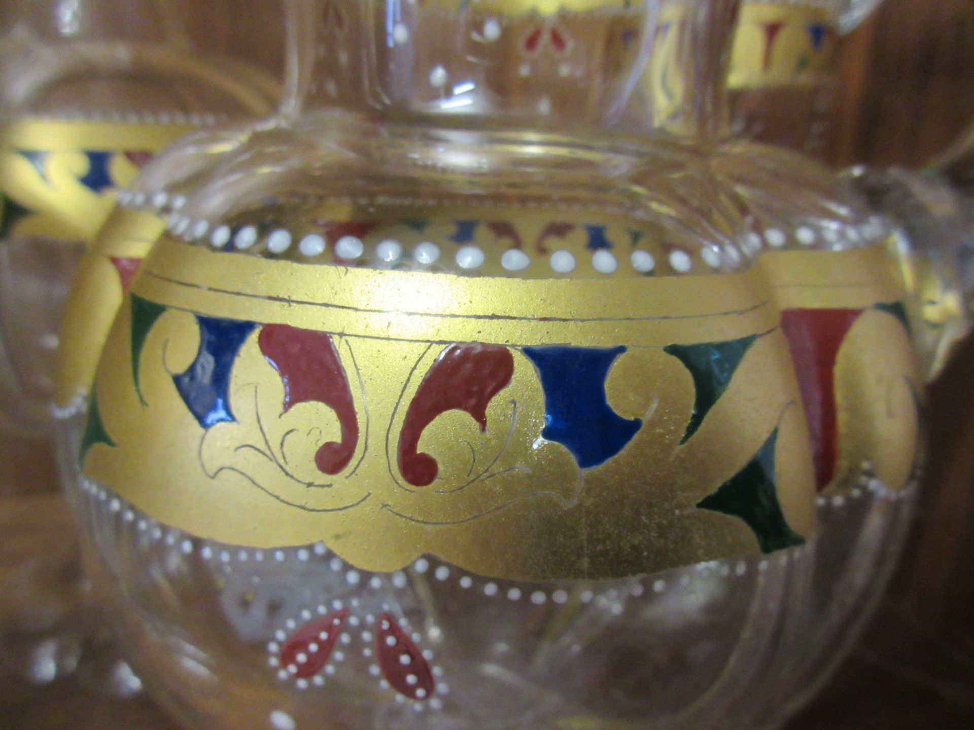 A large collection of continental polychrome and gilt decorated glassware Circa 1900 - Bild 13 aus 21