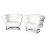 After Eileen Gray (Irish, 1879-1976) A pair 'Bibendum' chairs, 20th century (2)