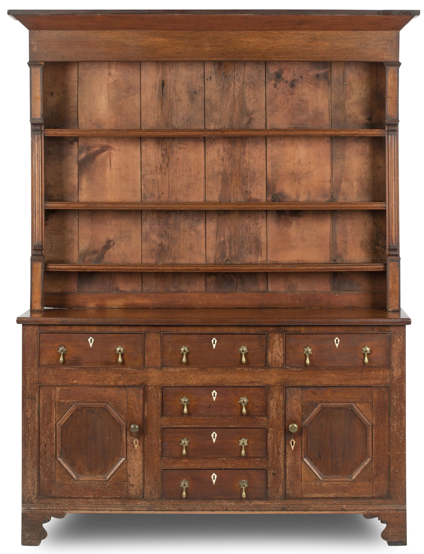 A 19th century oak dresser