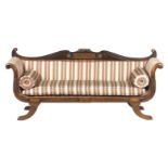 A 19th century Regency mahogany sofa