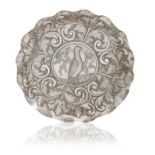 A Portuguese silver charger early 20th century, marks indistinct