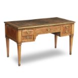 A Louis XVI Kingwood bureau plat