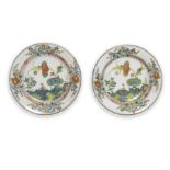 Two Faenza, Ferniani, faience dishes Late 18th Century