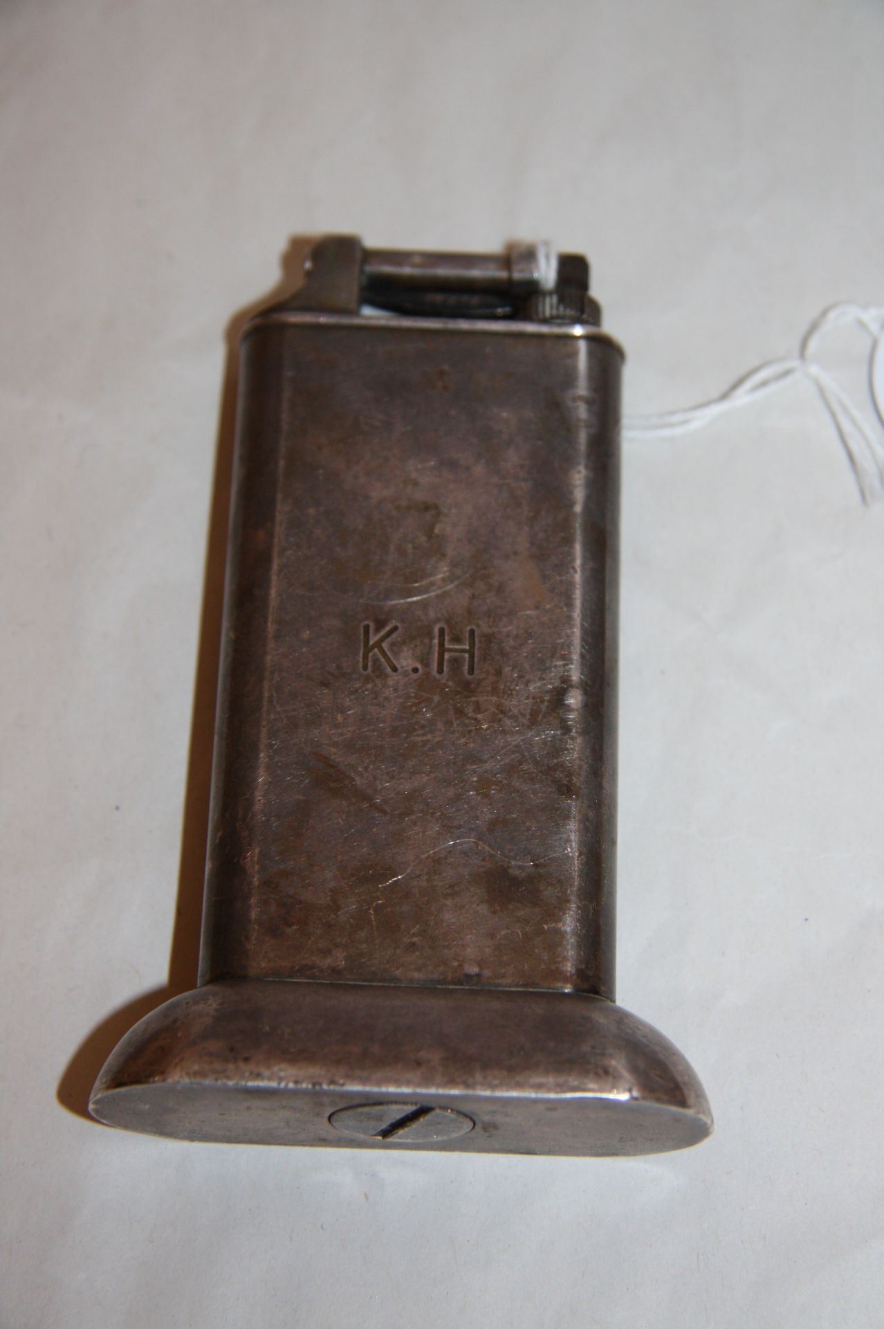 A Ronson Art deco novelty 'Bartender' strike table lighter and cigarette case (3) - Image 14 of 21