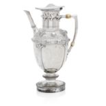 A Victorian silver ewer by Johnson, Walker & Tolhurst, London 1879