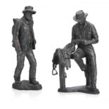 Anna B. Holan (Australian Contemporary) Swagman & Jackaroo (2)