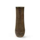 A massive palm wood vase or planter