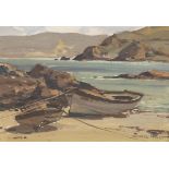 Maurice Canning Wilks R.U.A., A.R.H.A. (Irish, 1910-1984) Rockport, Cushendun (together with ano...