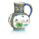 A Theodore Deck pottery jug Circa 1880