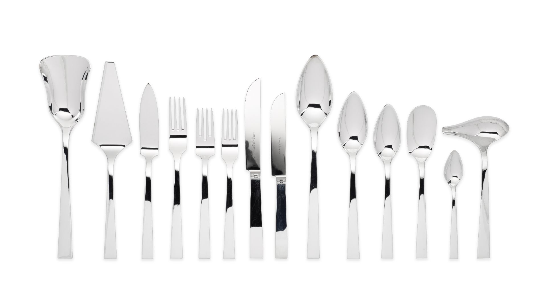 A Modernist German silver flatware service Robbe & Berking