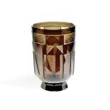 Verame (French) A French Art Deco Acid-Etched Vase, circa 1930