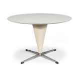 Verner Panton (Danish, 1926-1998) for Plus-Linje A 'Cone' Table, designed 1958