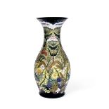 Rachel Bishop (British) for Moorcroft 'Ryden Lane': A Very Large Earthenware Vase, dated 1997