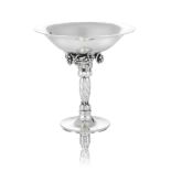 GEORG JENSEN: a Danish silver tazza pattern 263A, post-1945 marks