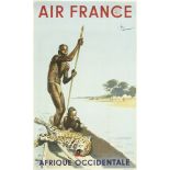 ALBERT BRENET (1903-?) AIR FRANCE, AFRIQUE OCCIDENTALE