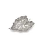 Gianmaria Buccellati (Italian, 1929-2005) A Silver Leaf Dish, circa 1970s