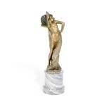 Maurice Guiraud-Rivière (French, 1881-1947) 'The Spanish Dancer': An Art Deco Bronze Figural Scul...