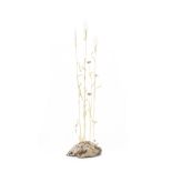 LIN SPROULE: a unique 18 carat vari-coloured gold wheat and flower sculpture London 2019 / 2020