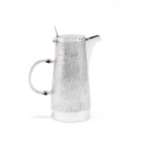 GERALD BENNEY: a silver coffee pot London 1997, underside stamped GERALD BENNEY LONDON