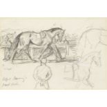 Sir Alfred James Munnings, PRA, RWS (British, 1878-1959) Hurst Park