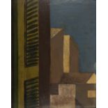 Nikos Hadjikyriakos-Ghika (Greek, 1906-1994) Shutters I 34 x 27 cm. (Painted c. 1927.)