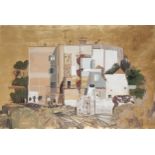 Spyros Vassiliou (Greek, 1902-1985) View of Athens, Parthenis' house 80 x 120 cm. ( Painted in 19...