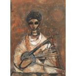 Alexander 'Skunder' Boghossian (Ethiopian, 1937-2003) Musician