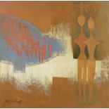 Bettie Cilliers-Barnard (South African, 1914-2010) Abstract with figures