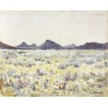 Pieter Hugo Naudé (South African, 1869-1941) In Namaqualand unframed.