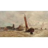 William Lionel Wyllie, R.A. (British, 1851-1931) Ebb Tide Dordrecht