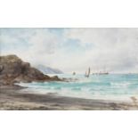 David James (British, 1853-1904) 'A South West Breeze, Coast of Scilly' (unframed)