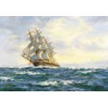 Henry Scott (British, 1911-2005) ''Sunrise' Clipper Ship Crusader'
