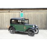 1934 Austin 7 Box Saloon Chassis no. 192861