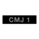 UK Registration Number 'CMJ 1'