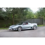 2001 Ferrari 360 Spider Chassis no. ZFFYT53C000123797