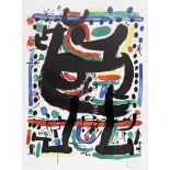 Joan Miró (Spanish, 1893-1983) Poster for the Opening of the Mourlot Atelier in New York Lithogra...