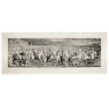 William Blake (British, 1757-1827) Chaucer's Canterbury Pilgrims Engraving and etching, 1810, on ...